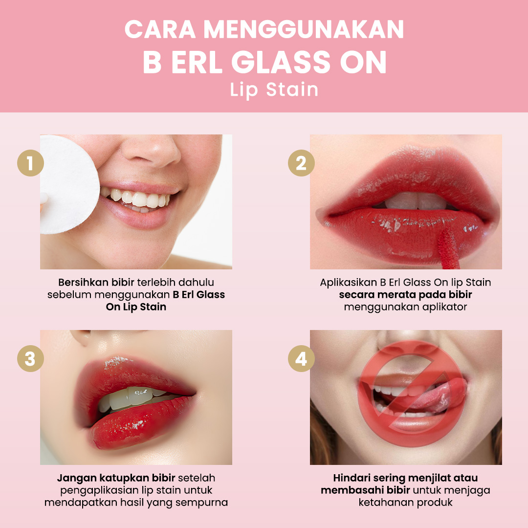 B ERL GLASS ON LIP STAIN WIND AUTUMN